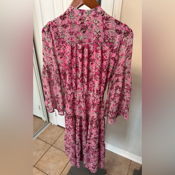 MICHAEL Michael Kors Enchanted Bloom Midi Dress size 00 - Picture 5 of 5